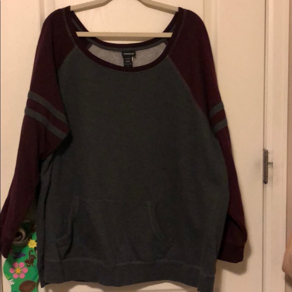 Football style Sweatshirt